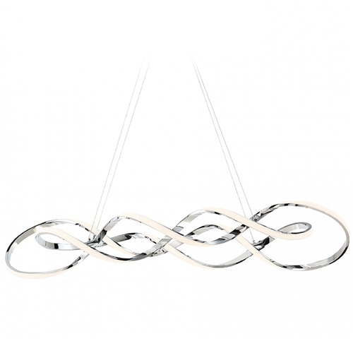 Interlace Chrome LED Pendant by WAC Lighting