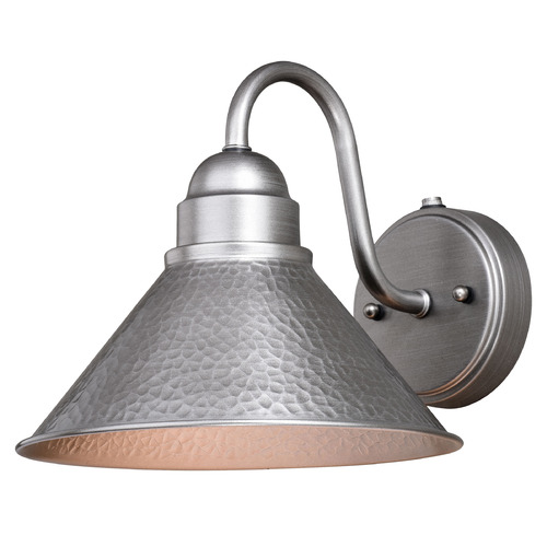 Vaxcel Lighting Outland Brushed Pewter Barn Light