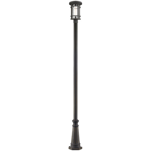 Z-Lite Jordan Oil Rubbed Bronze Post Light by Z-Lite 570PHB-519P-ORB