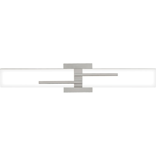 Allison Brushed Nickel LED Bathroom Light by Quoizel Lighting