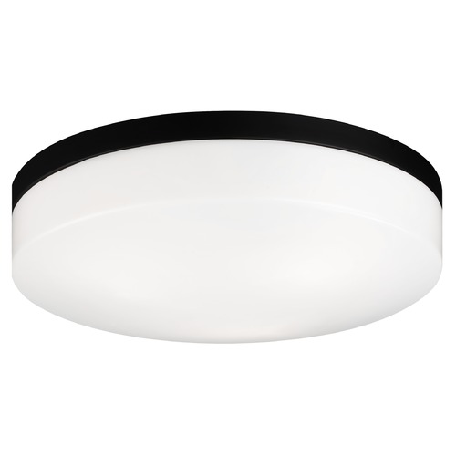 Xenon Black LED Flush Mount by Matteo Lighting