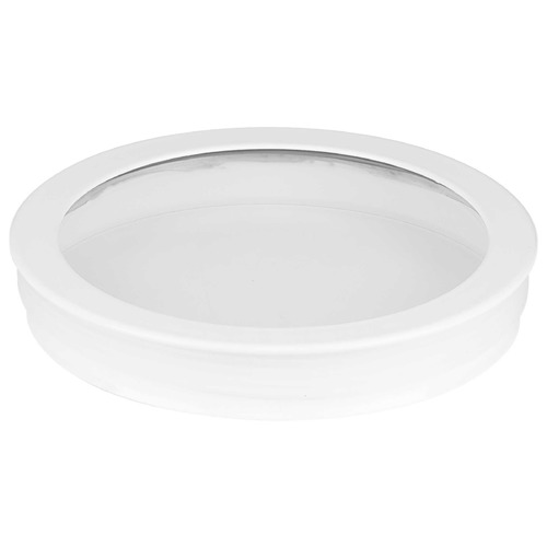 White 5-Inch Round Cylinder Cover by Progress Lighting