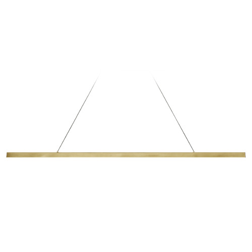 Visual Comfort Modern Collection Dessau 48-Inch 2CCT LED Linear Light in Brass by Visual Comfort Modern 700LSDES48NB-LED92730