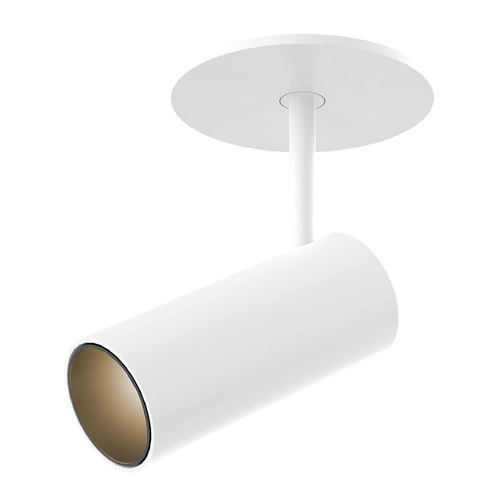 Downey 4.25-Inch Single Head Ceiling Light in White by Kuzco Lighting