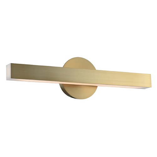 Kalco Lighting Lavo 22-Inch LED ADA Wall Sconce in Winter Brass 509921WB