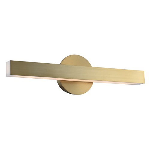 Lavo 22-Inch LED ADA Wall Sconce in Winter Brass by Kalco Lighting