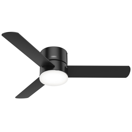 Minimus 52-Inch LED Fan in Matte Black by Hunter Fan Company