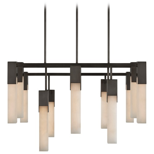 Visual Comfort Signature Collection Kelly Wearstler Covet Chandelier in Bronze by Visual Comfort Signature KW5115BZALB