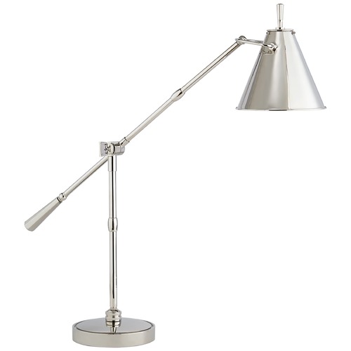 Visual Comfort Signature Collection Thomas OBrien Goodman Table Lamp in Polished Nickel by Visual Comfort Signature TOB3536PN