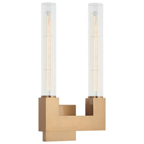 Matteo Lighting Odelle Aged Gold Brass Bathroom Light