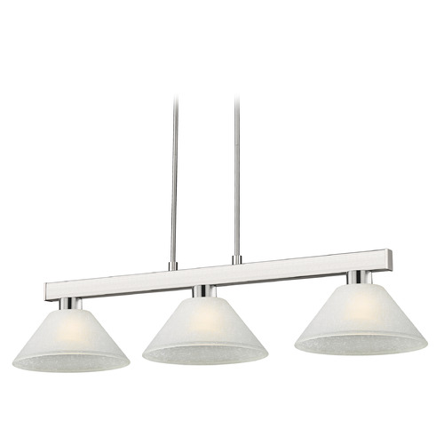 Cobalt Brushed Nickel Billiard Light by Z-Lite