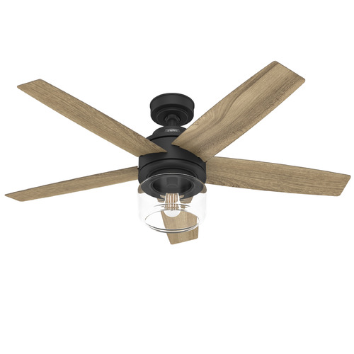 Hunter Fan Company Margo Matte Black LED Ceiling Fan with Light