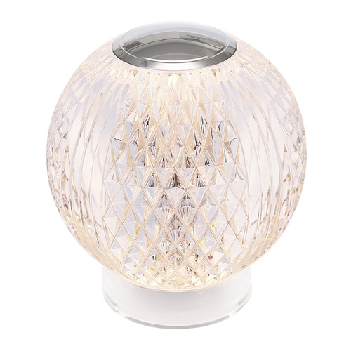 Alora Lighting Marni Polished Nickel LED Table Lamp with Globe Shade