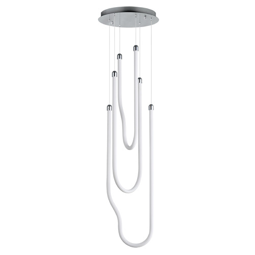 Et2 Soleil Polished Chrome LED Multi-Light Pendant