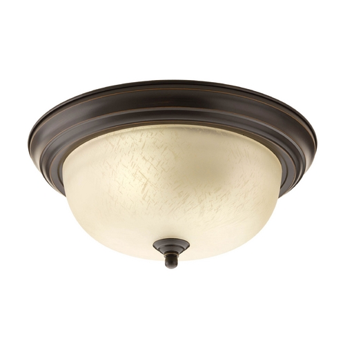 13.25-Inch Flush Mount in Antique Bronze by Progress Lighting
