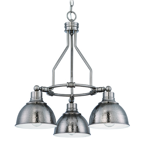 Timarron 22.50-Inch Chandelier in Antique Nickel by Craftmade Lighting