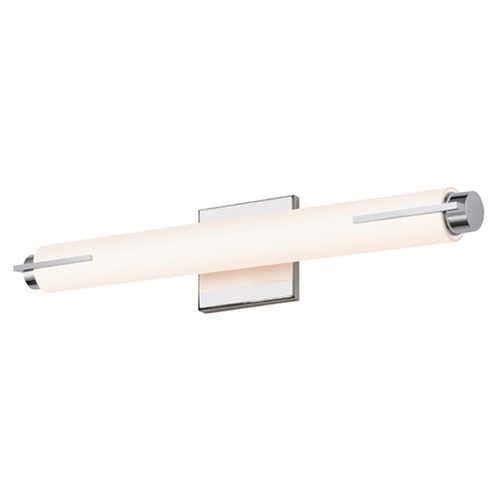 Tubo Polished Chrome LED Bathroom Light by Sonneman Lighting