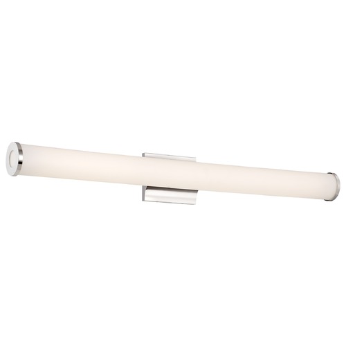 Saber Polished Nickel LED Bathroom Light by Nuvo Lighting