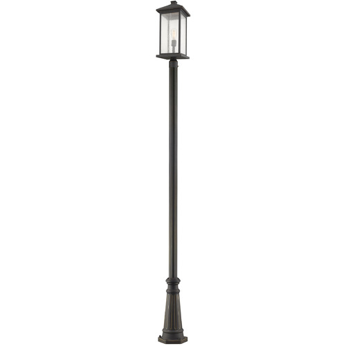 Z-Lite Portland Oil Rubbed Bronze Post Light by Z-Lite 531PHBXLR-519P-ORB