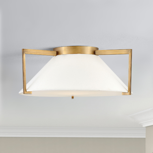 Calla 20-Inch Brushed Bronze LED Flush Mount by Hinkley Lighting