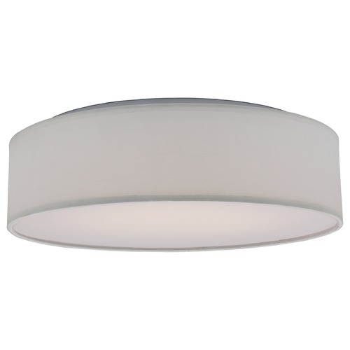 Nuvo Lighting White Fabric LED Flush Mount by Nuvo Lighting 62/990R1