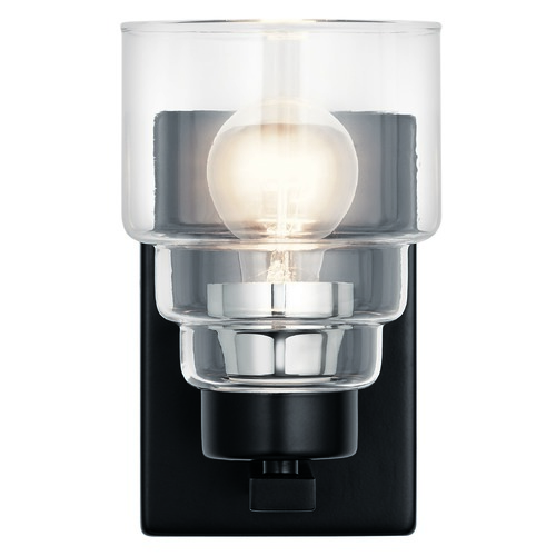 Vionnet 8.50-Inch Black Wall Sconce by Kichler Lighting