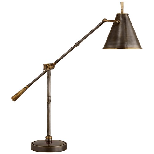 Visual Comfort Signature Collection Thomas OBrien Goodman Table Lamp in Bronze & Brass by Visual Comfort Signature TOB3536BZHAB