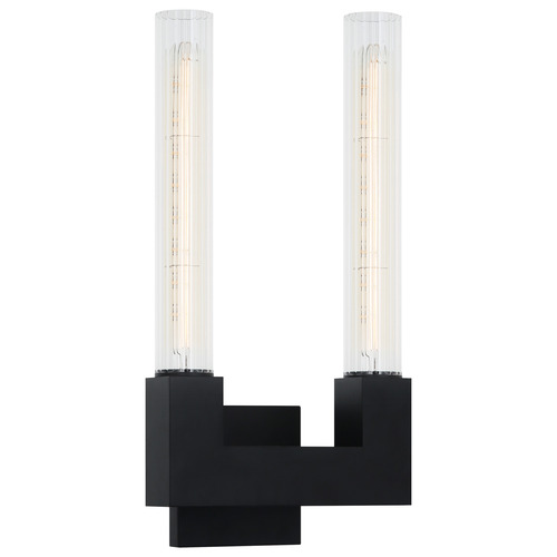 Matteo Lighting Matteo Lighting Odelle Black Bathroom Light S03102BK