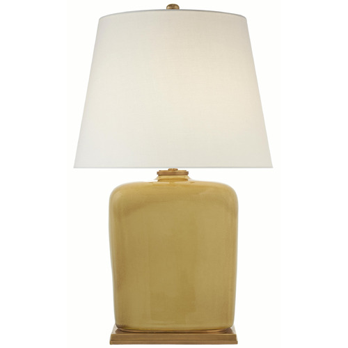 Visual Comfort Signature Collection Mimi Light Honey Table Lamp with Empire Shade