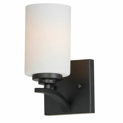 Deven Wall Sconce in Black by Maxim Lighting