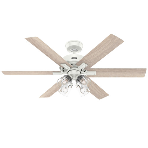 Hunter Fan Company Fonthill Fresh White LED Ceiling Fan with Light