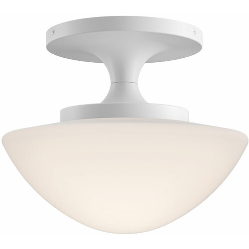 Knox 12-Inch Semi-Flush Mount in Chalk White by Hinkley Lighting