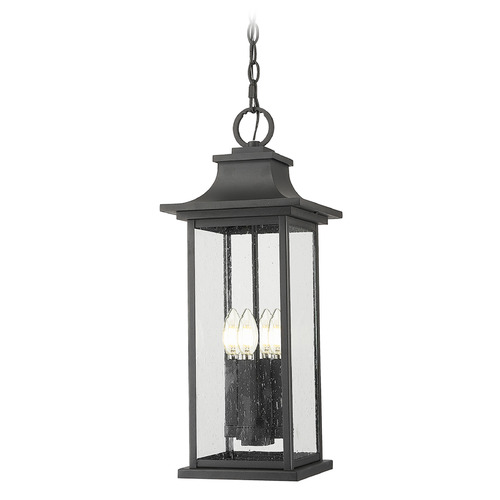 Z-Lite Tiberius Black Outdoor Hanging Light