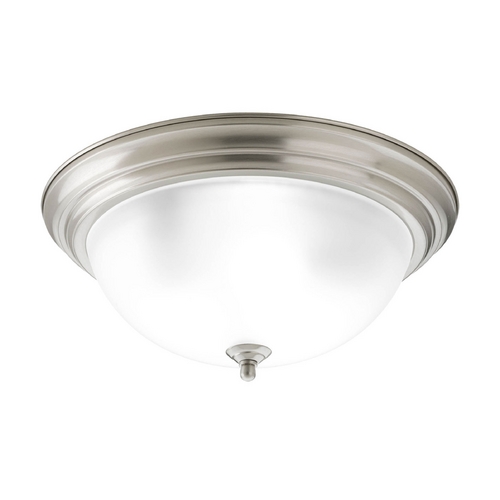 Progress Lighting 15.25-Inch Flush Mount in Brushed Nickel by Progress Lighting P3926-09ET