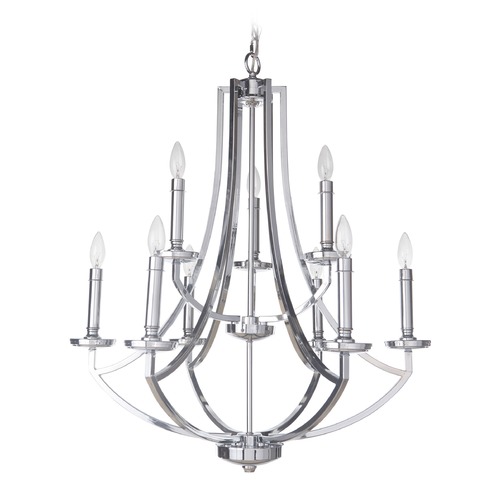 Craftmade Lighting Hayden 28.50-Inch Chrome Chandelier by Craftmade Lighting 40029-CH