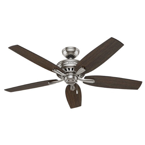 Newsome Brushed Nickel Ceiling Fan by Hunter Fan Company