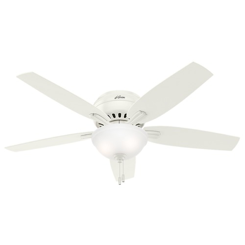 Hunter Fan Company 52-Inch Newsome White Ceiling Fan by Hunter Fan Company 53313