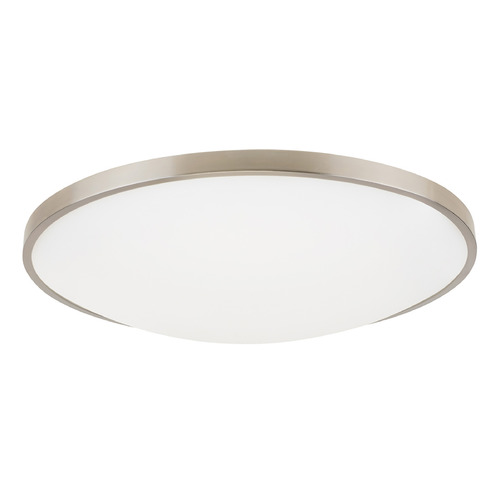Visual Comfort Modern Collection Sean Lavin Vance 18-Inch 2700K LED Flush Mount in Nickel by Visual Comfort Modern 700FMVNC18S-LED927