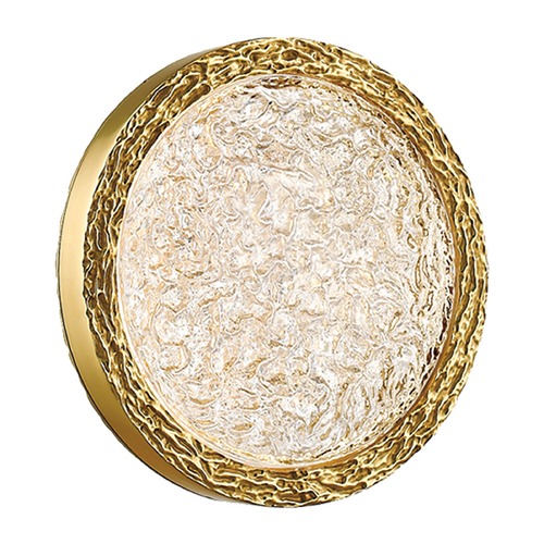 Bottega 13-Inch Polished Brass LED Sconce by Avenue Lighting