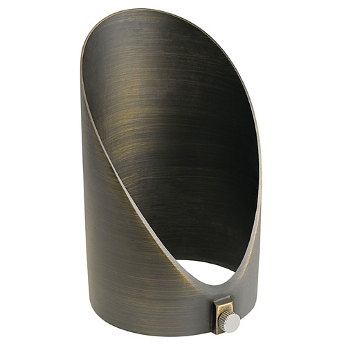 6-Inch 12V LED Small Accent Cowl in Centennial Brass by Kichler Lighting