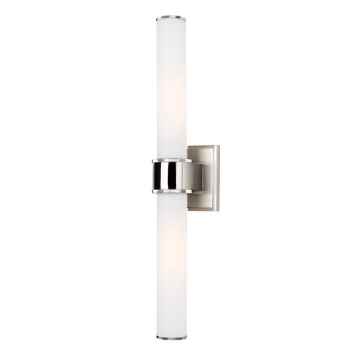 Mill Valley Satin Nickel Bathroom Light by Hudson Valley Lighting