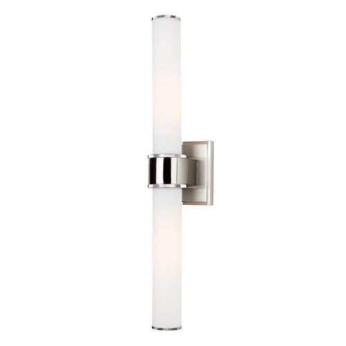 Hudson Valley Lighting Mill Valley Satin Nickel Bathroom Light by Hudson Valley Lighting 1262-SN