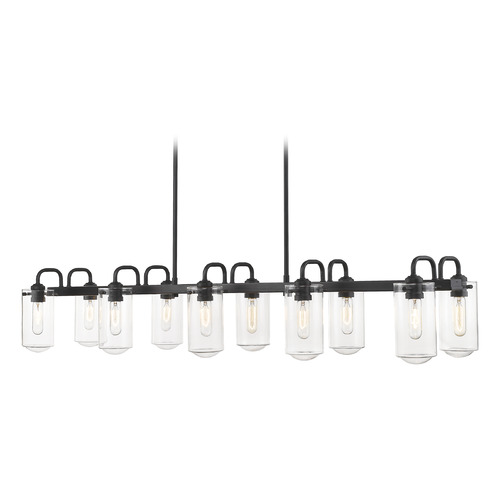 Z-Lite Delaney Matte Black Linear Light by Z-Lite 471-10L-MB