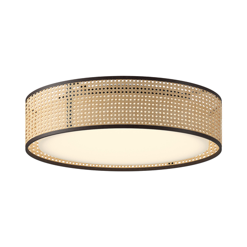 Alora Lighting Alora Lighting Lyla Rattan LED Flushmount Light FM479020RB