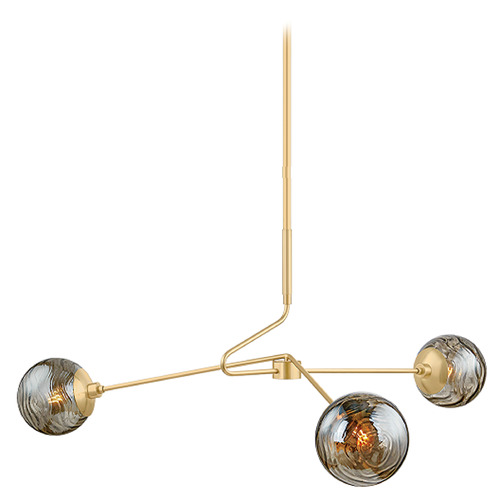 Mitzi By Hudson Valley Mitzi Nyla Aged Brass Chandelier