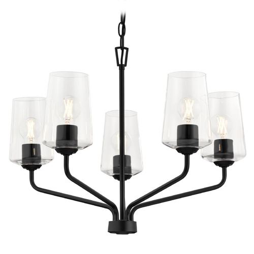 Progress Lighting Celino Black Chandelier