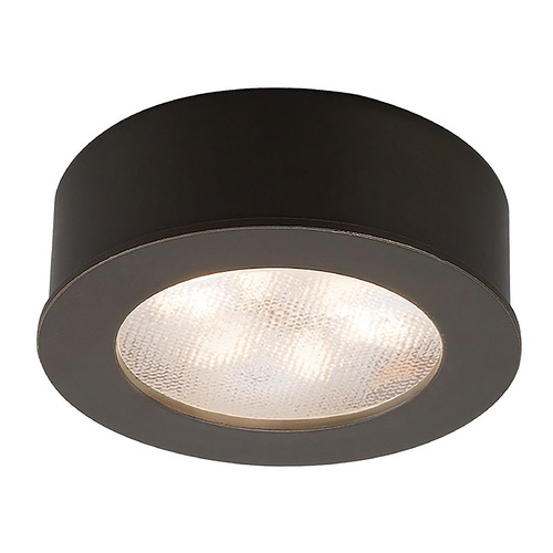 LED Button Light Dark Bronze LED Under Cabinet Puck Light by WAC Lighting