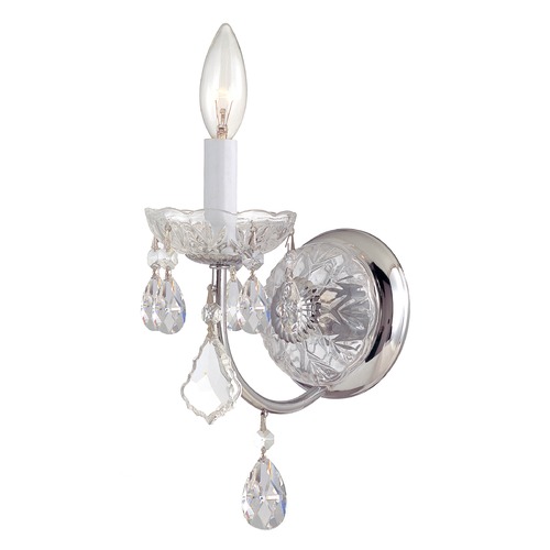 Crystorama Lighting Imperial Polished Chrome Sconce