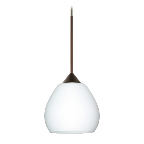 Besa Lighting Besa Lighting Tay Bronze Mini-Pendant Light 1XT-560507-BR