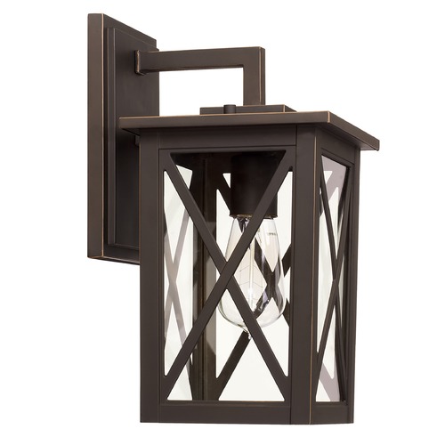 Capital Lighting Avondale 13.50-Inch Outdoor Lantern in Oiled Bronze by Capital Lighting 926611OZ